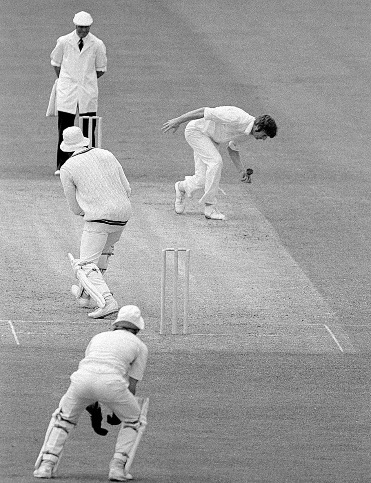 Clive Lloyd is caught and bowled by Chris Old, England v West Indies, Final, Lord's, World Cup 1979, June 23, 1979