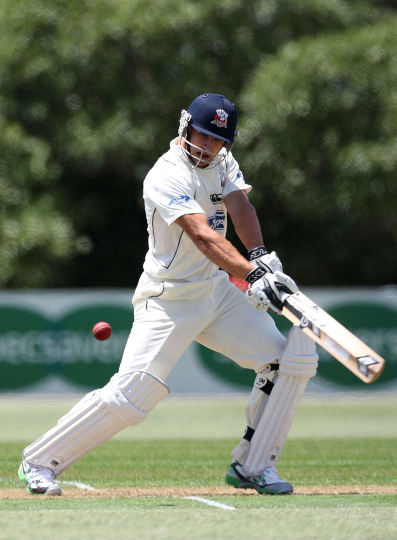 Colin de Grandhomme hit eight fours in his 75-ball 73, Auckland v Otago, Plunkett Shield, Auckland, 1st day, November 16, 2010
