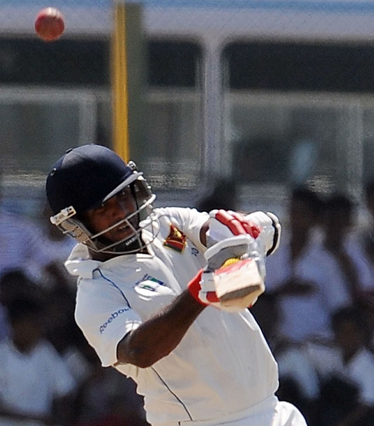 Dammika Prasad made an aggressive 47, Sri Lanka v West Indies, 1st Test, Galle, 4th day, November 18, 2010