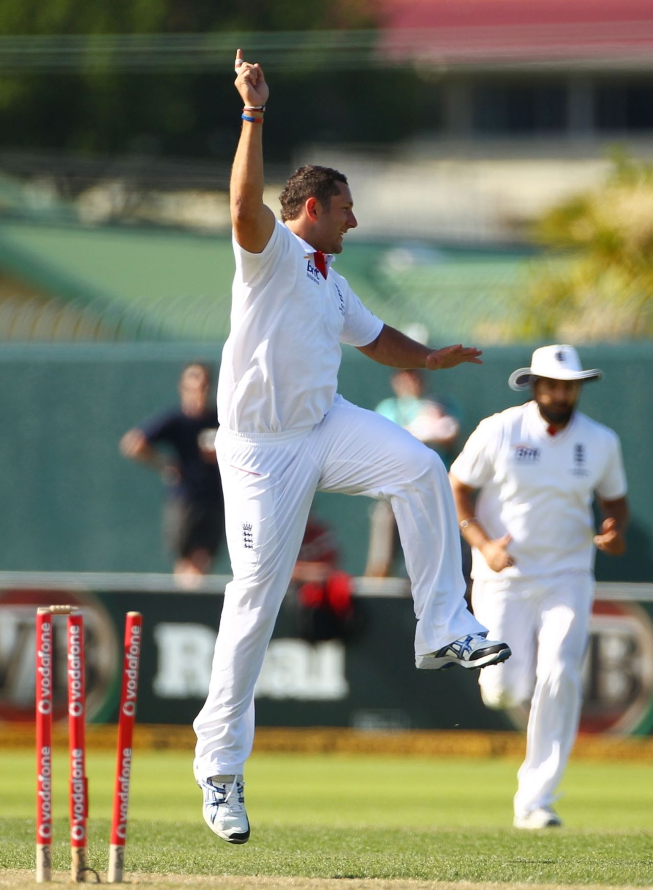 Tim Bresnan lifted England with three quick wickets, Australia A v England, Hobart, 3rd day, November 19, 2010