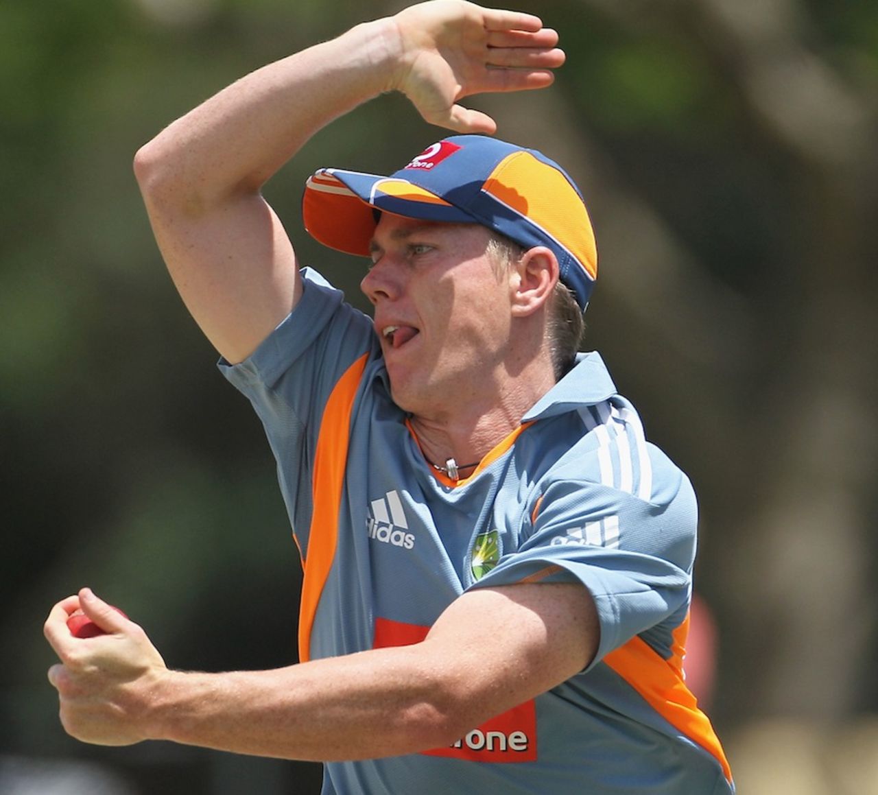 Xavier Doherty prepares for the first Ashes Test, Brisbane, November 22, 2010