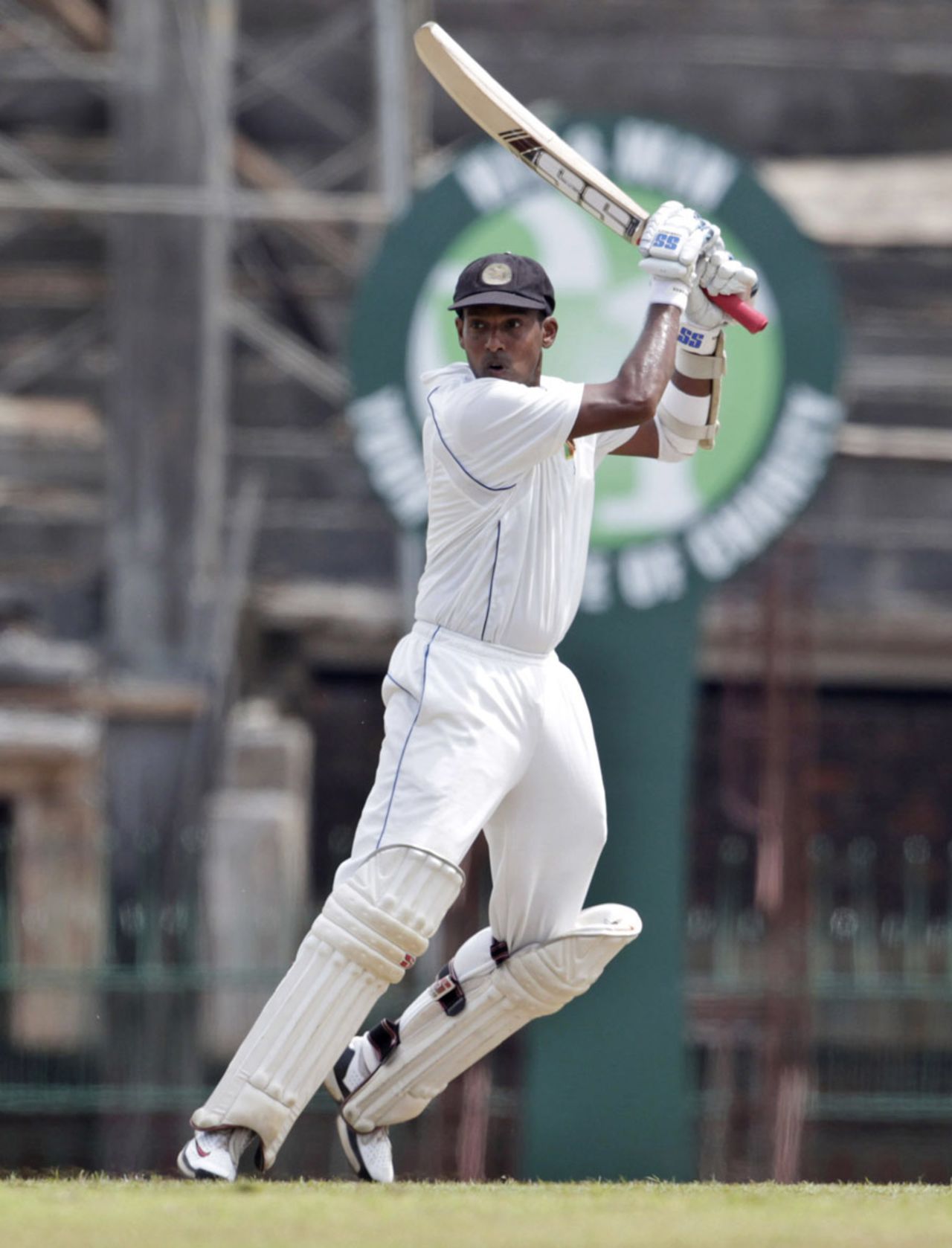 Thilan Samaraweera steers the ball towards backward point, Sri Lanka v West Indies, 2nd Test, Premadasa Stadium, Colombo, 2nd day, November 24, 2010