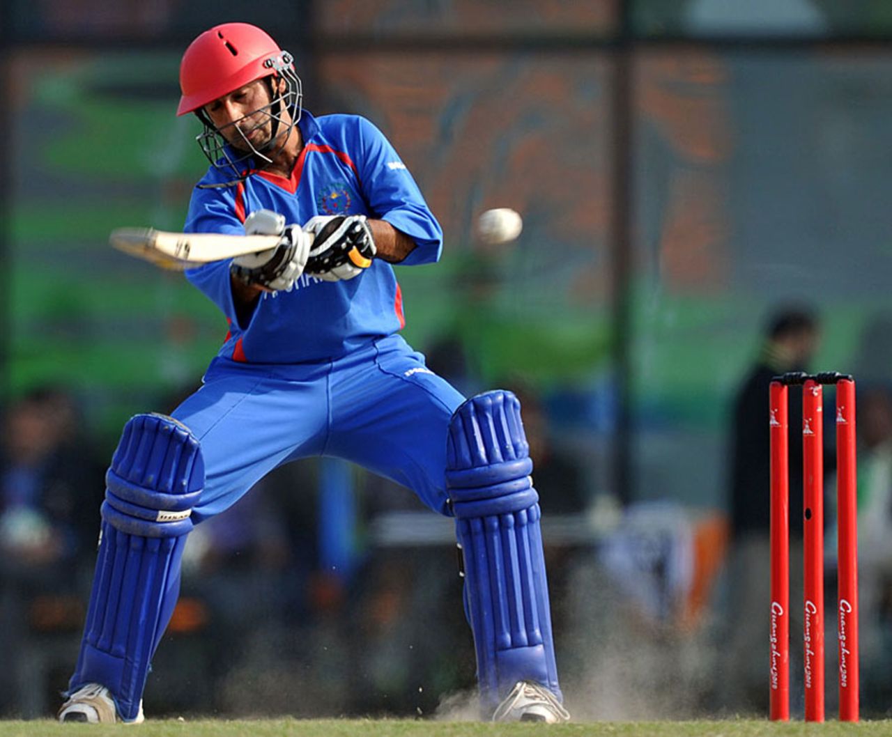Asghar Stanikzai top scored for Afghanistan with 38, Afghanistan v Bangladesh, final, Asian Games, Guangzhou, November 26, 2010