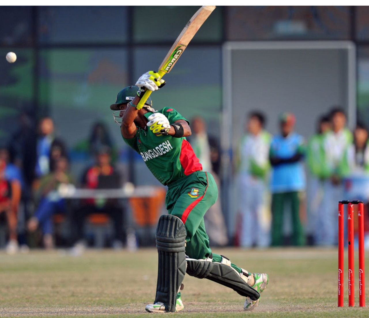Sabbir Rahman hit 33 off 18 balls to take Bangladesh through to victory, Afghanistan v Bangladesh, final, Asian Games, Guangzhou, November 26, 2010