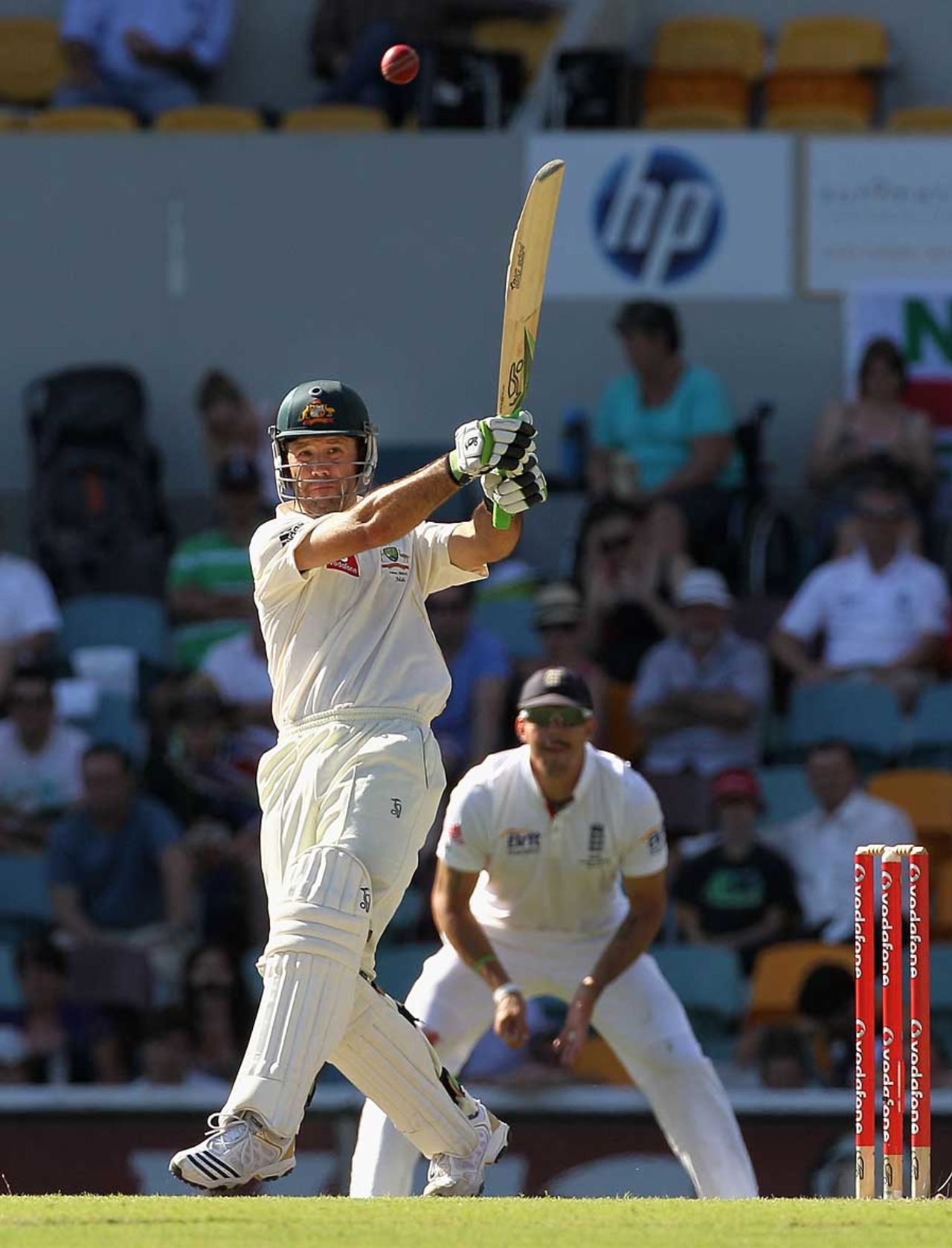 Ricky Ponting collected a rapid half-century, Australia v England, 1st Test, Brisbane, 5th day, November 29, 2010
