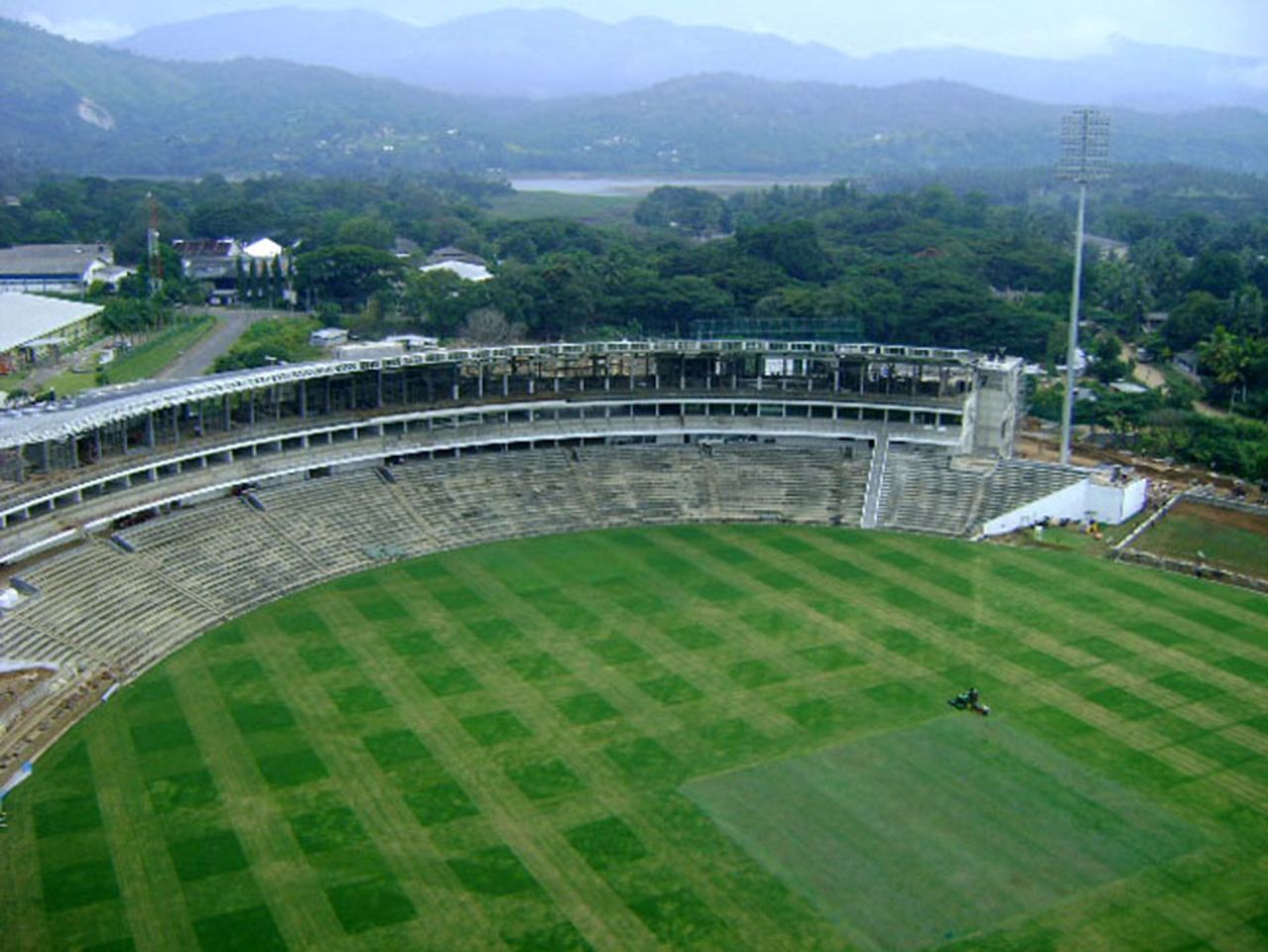 A view of the Pallekele Stadium in Kandy, November 29, 2010