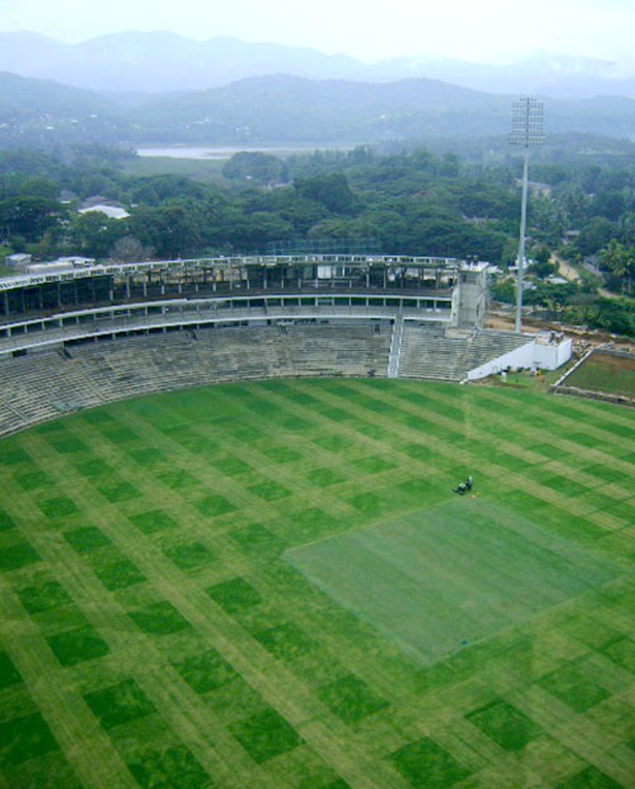 A view of the Pallekele Stadium in Kandy, November 29, 2010