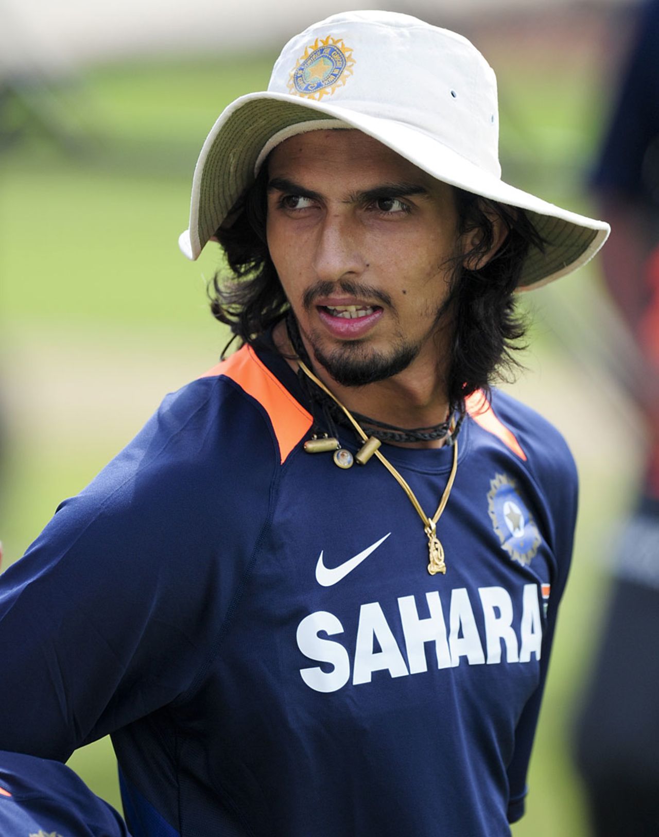 Ishant Sharma takes a breather during a nets session, Centurion, December 13, 2010