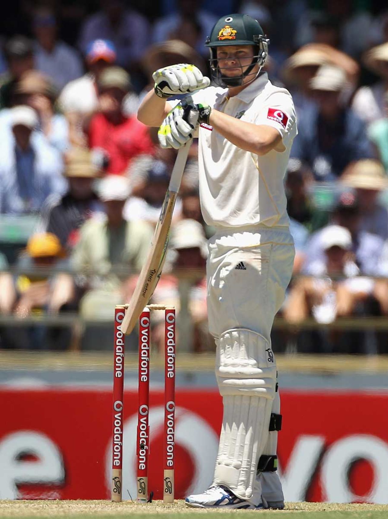 Steve Smith saved himself with a review after being given out, Australia v England, 3rd Test, Perth, 3rd day, December 18, 2010