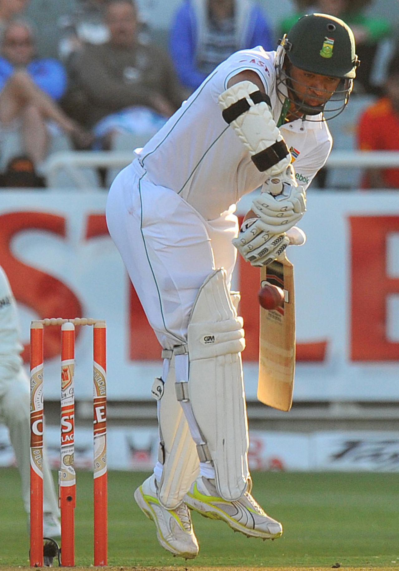 Ashwell Prince nudges one to the leg side, South Africa v India, 3rd Test, Cape Town, 1st day, January 2, 2011