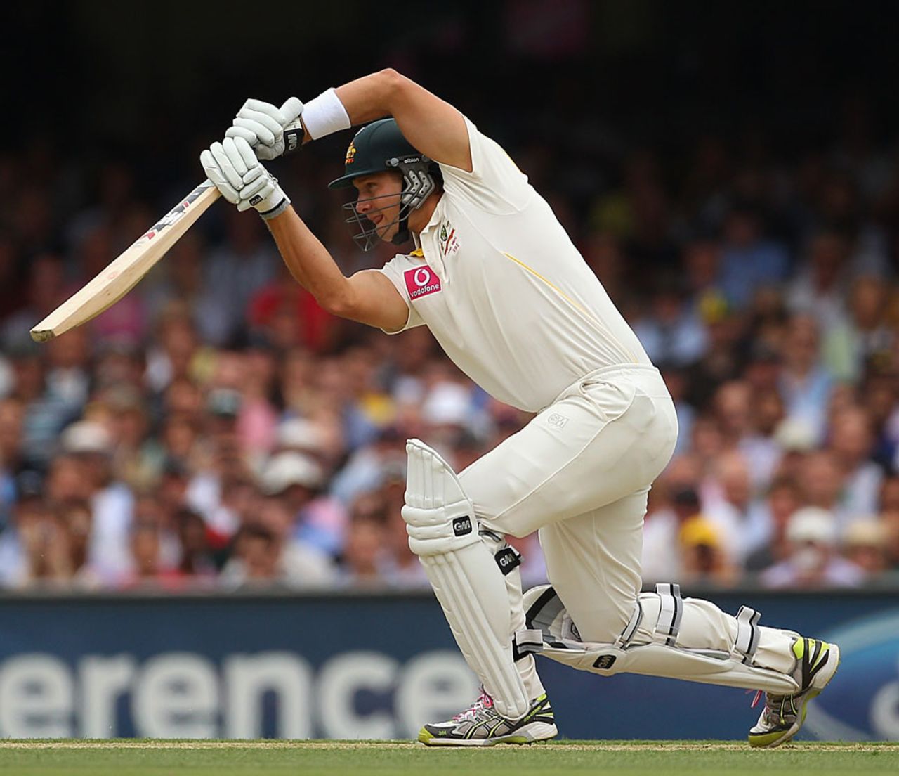 Shane Watson began watchfully on the first morning at Sydney, Australia v England, 5th Test, Sydney, 1st day, January 3, 2011