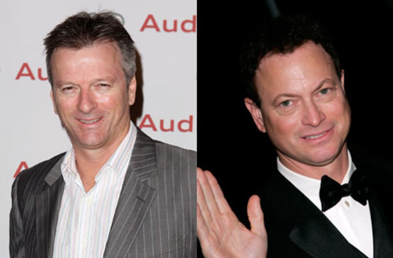 Composite: Steve Waugh and Gary Sinise