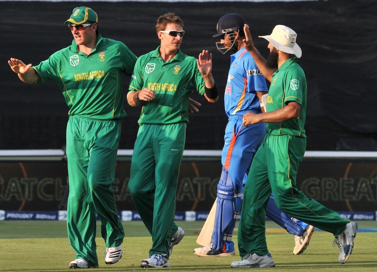 South Africa dismissed India for 190, South Africa v India, 2nd ODI, Johannesburg, January 15, 2011
