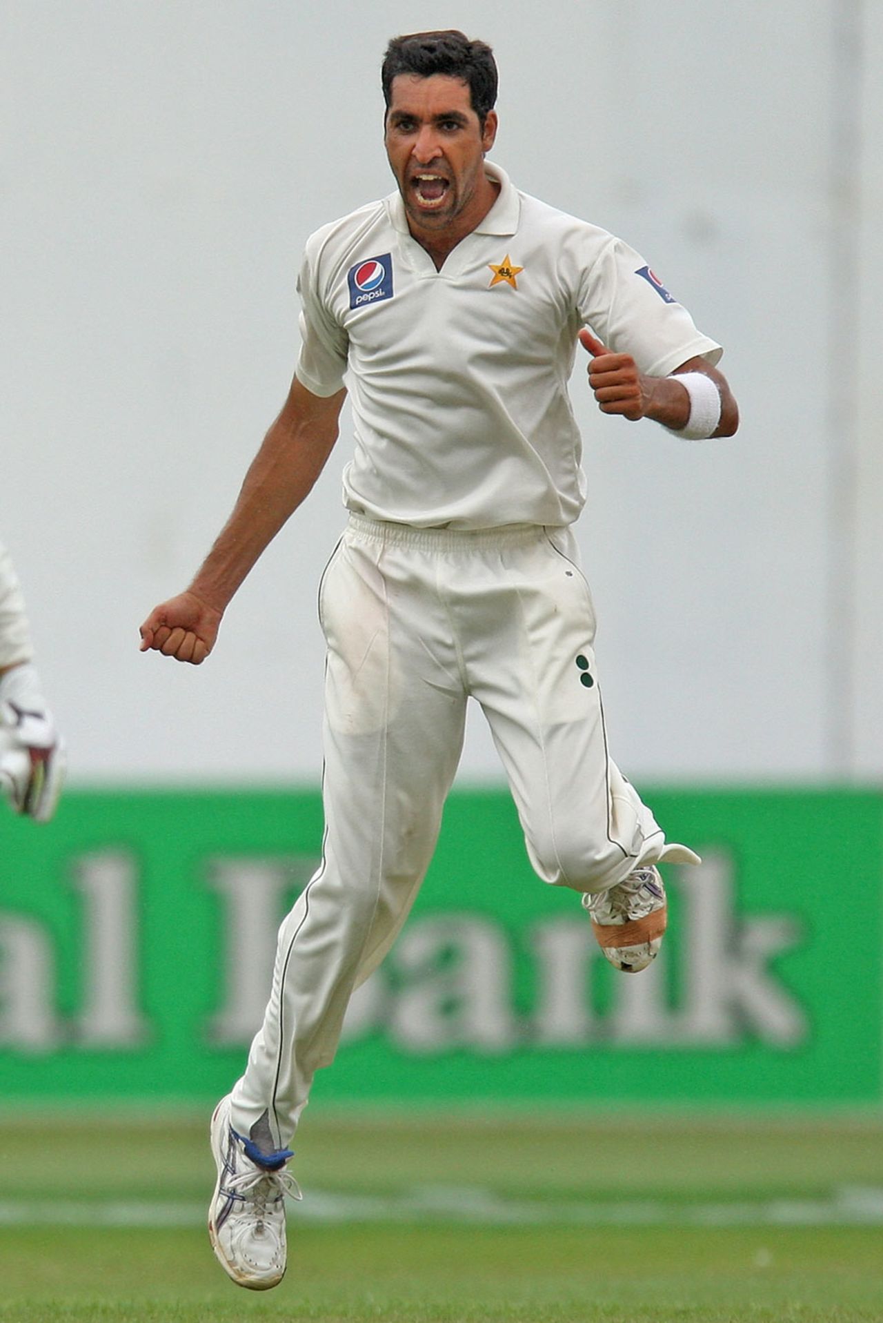 Umar Gul shot through New Zealand's lower order with four wickets in five overs, New Zealand v Pakistan, 2nd Test, Wellington, 4th day, January 18, 2011