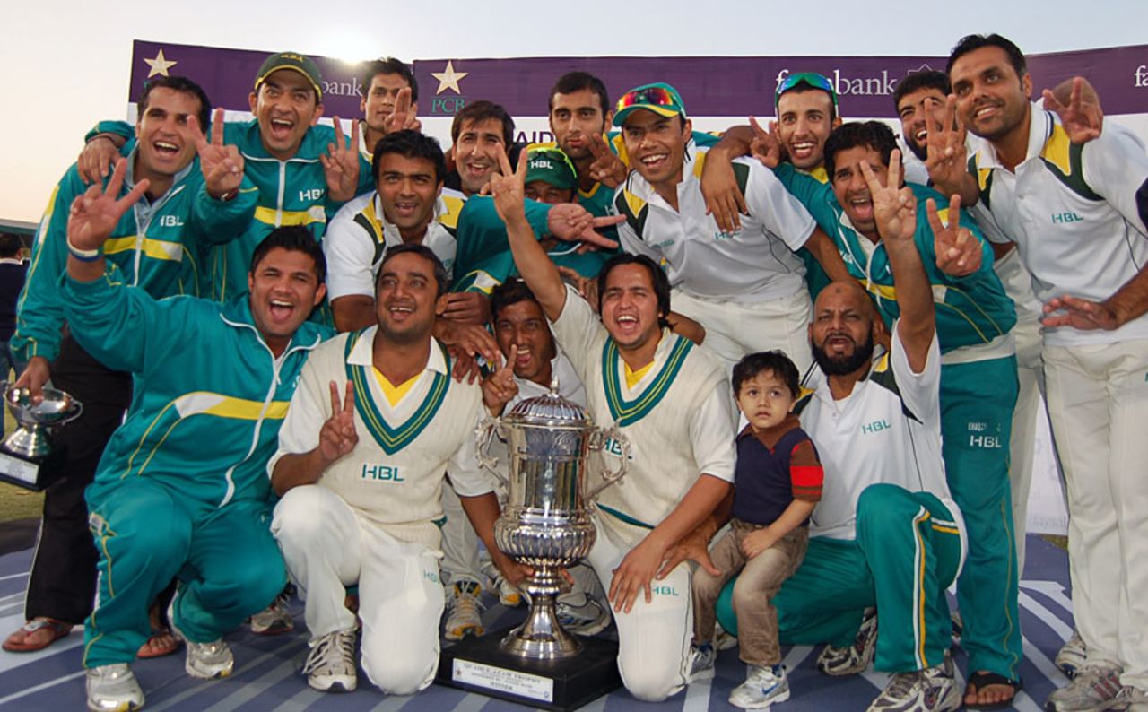 The 2011 Quaid-e-Azam Trophy-winning HBL team