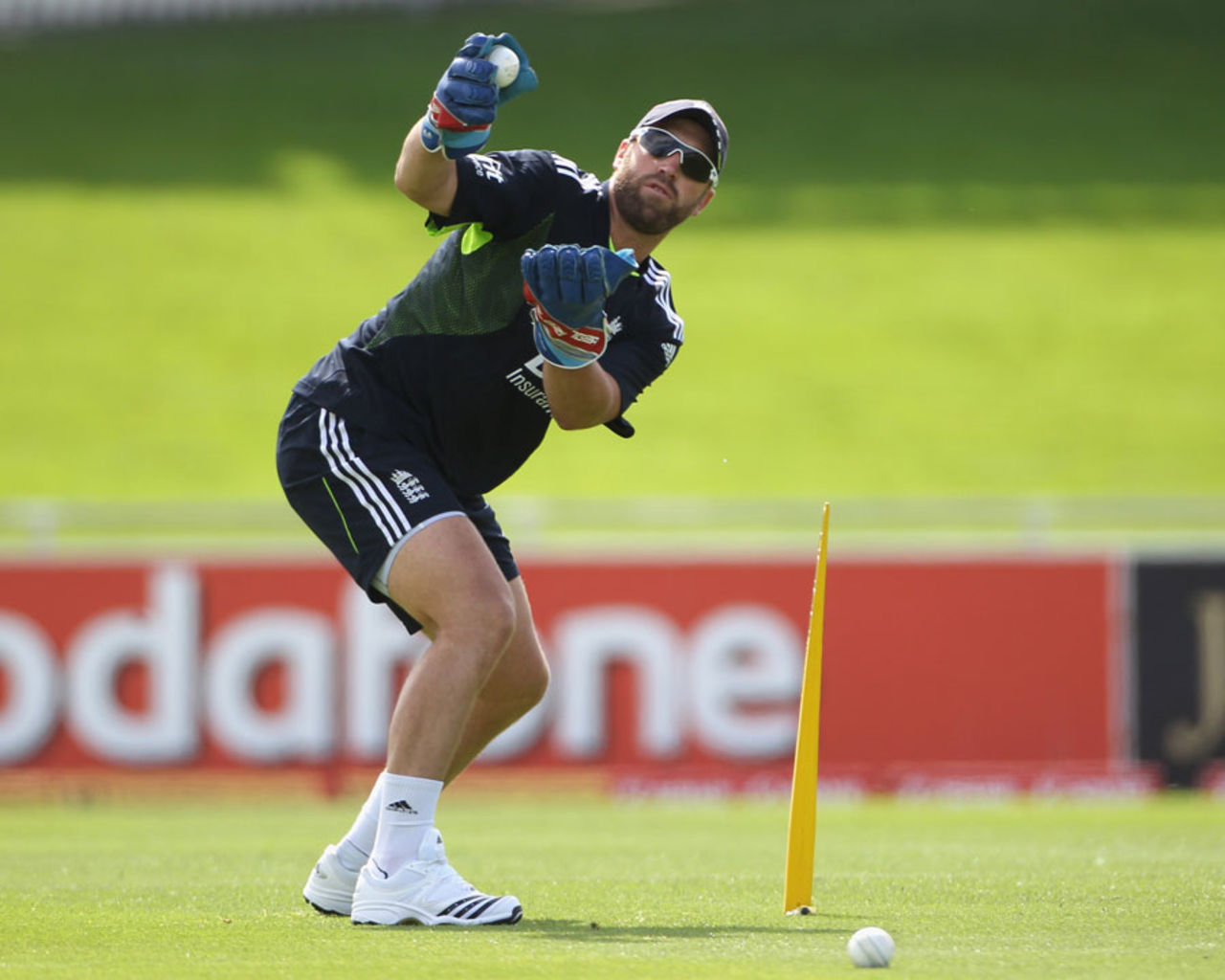 Matt Prior at England's training session, Hobart, January 20, 2011