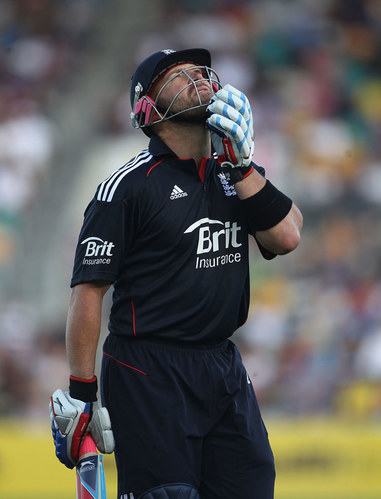 Matt Prior suffered an unhappy return to ODI cricket, falling for a duck, Australia v England, 2nd ODI, Hobart, January 21, 2011