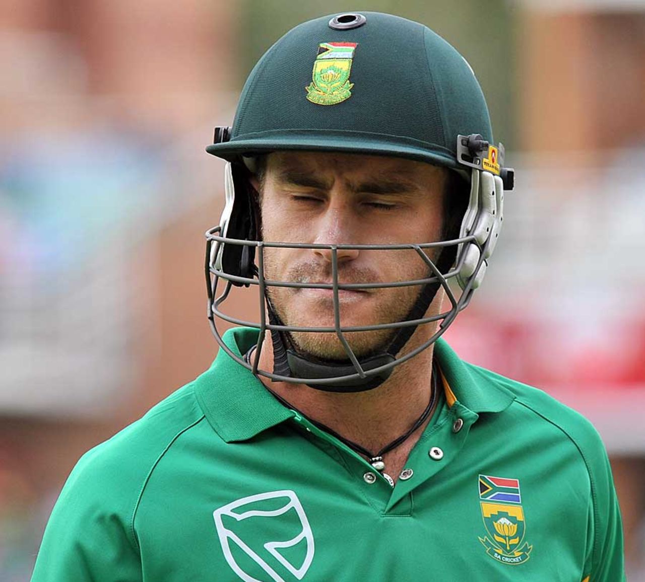Faf du Plessis was run out, South Africa v India, 4th ODI, Port Elizabeth, January 21, 2011