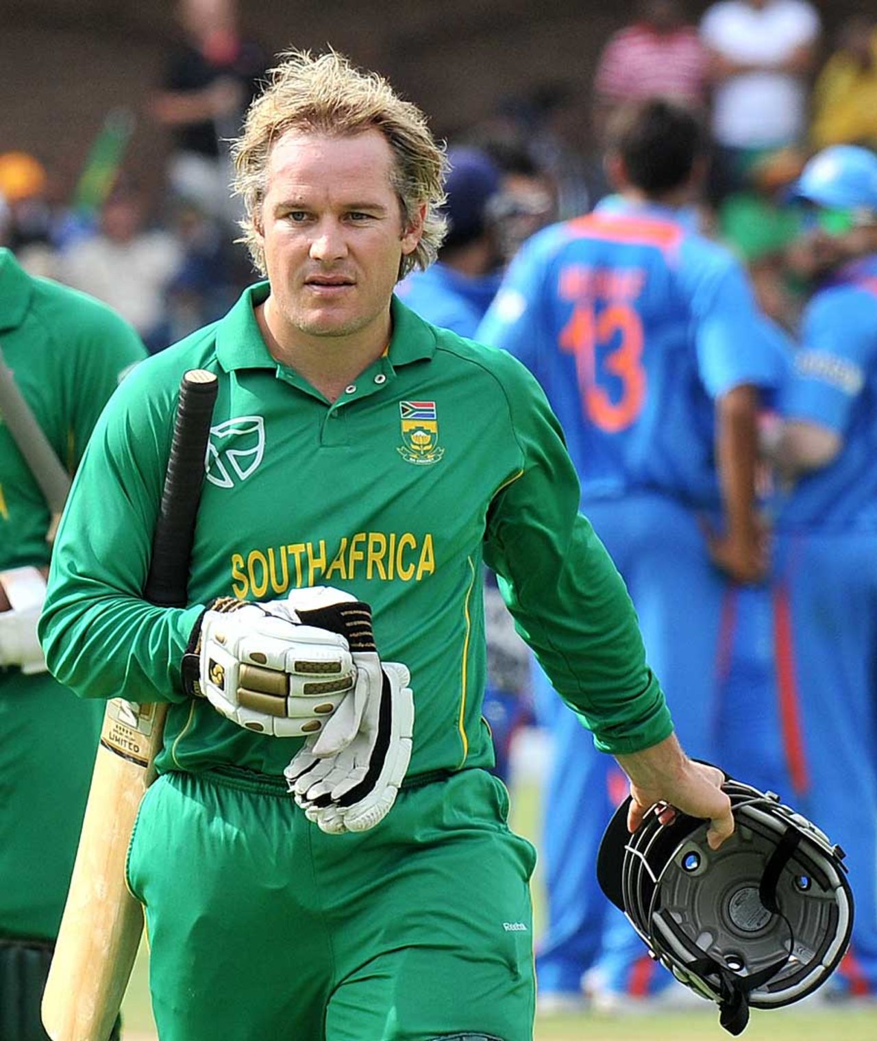 Morne van Wyk was caught at slip, South Africa v India, 4th ODI, Port Elizabeth, January 21, 2011
