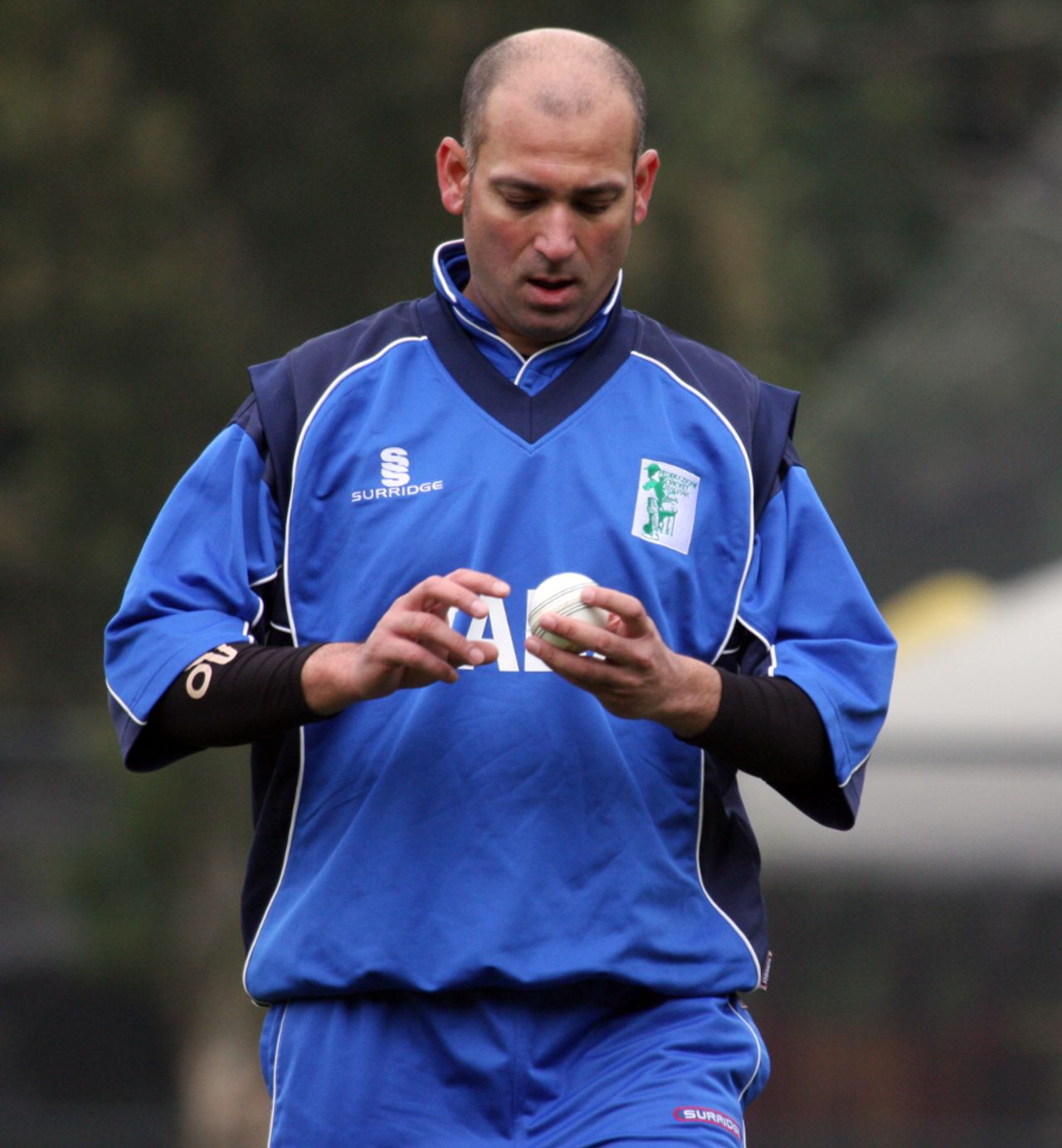Alauddin opened the bowling for Italy, Denmark v Italy, WCL Division Three, Hong Kong Cricket Club, January 22, 2011