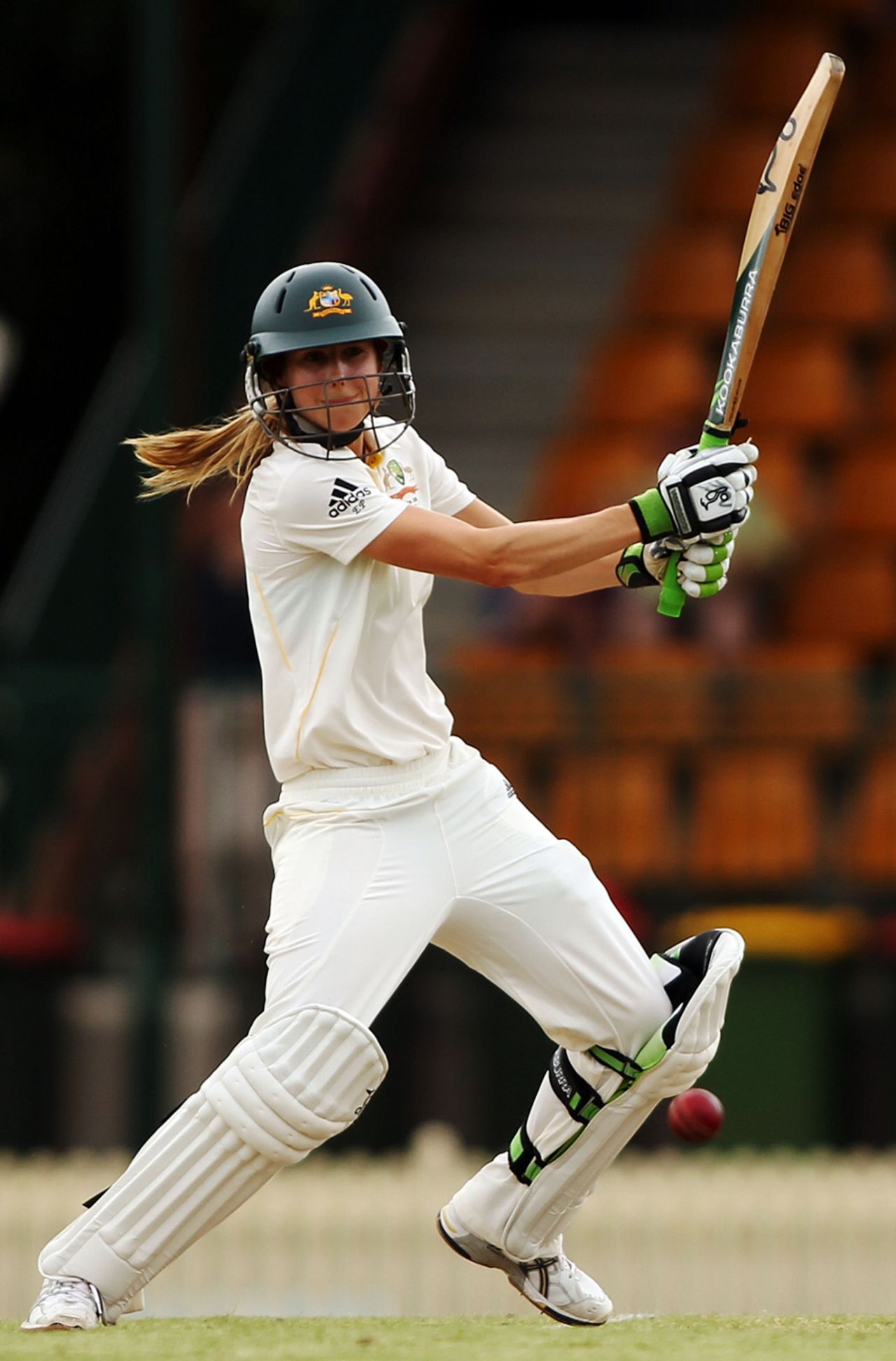Ellyse Perry made a stubborn 15 in Australia's first innings, Australia Women v England Women, Only Test, Sydney, January 23, 2011