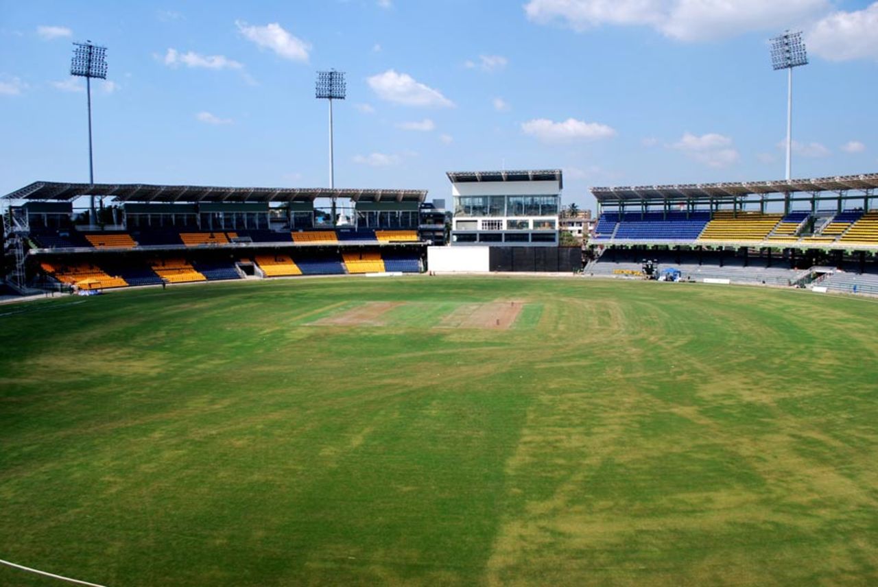 A general view of the redeveloped R Premadasa Stadium, Basnahira v Wayamba, SLC Inter-provisional limited-over tournament, Colombo, 23 January 2011