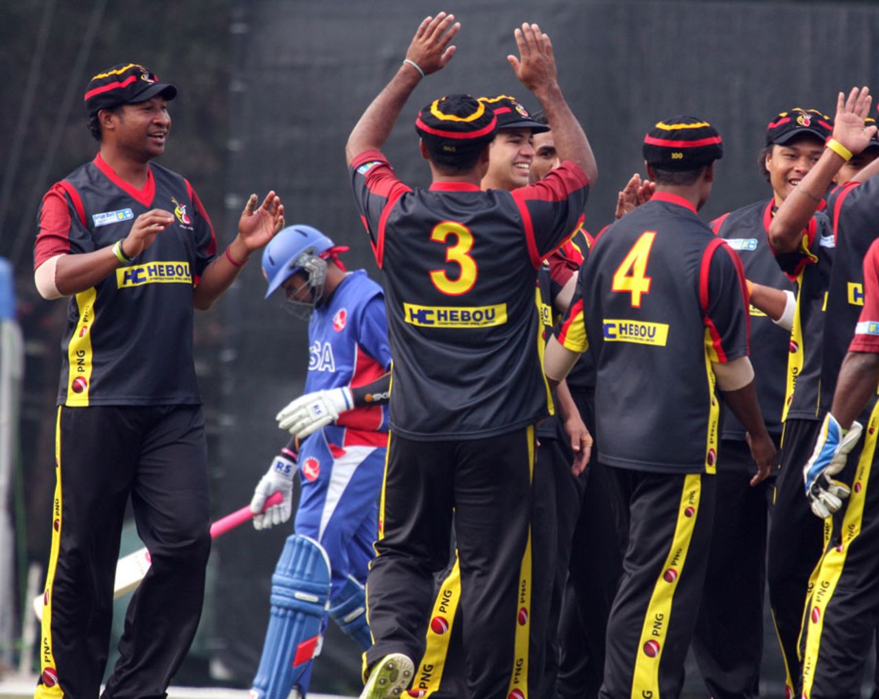 Steve Massiah reached double figures, but could not resist PNG's domination, Papua New Guinea v USA, WCL Division 3, Wong Nai, January 25, 2011