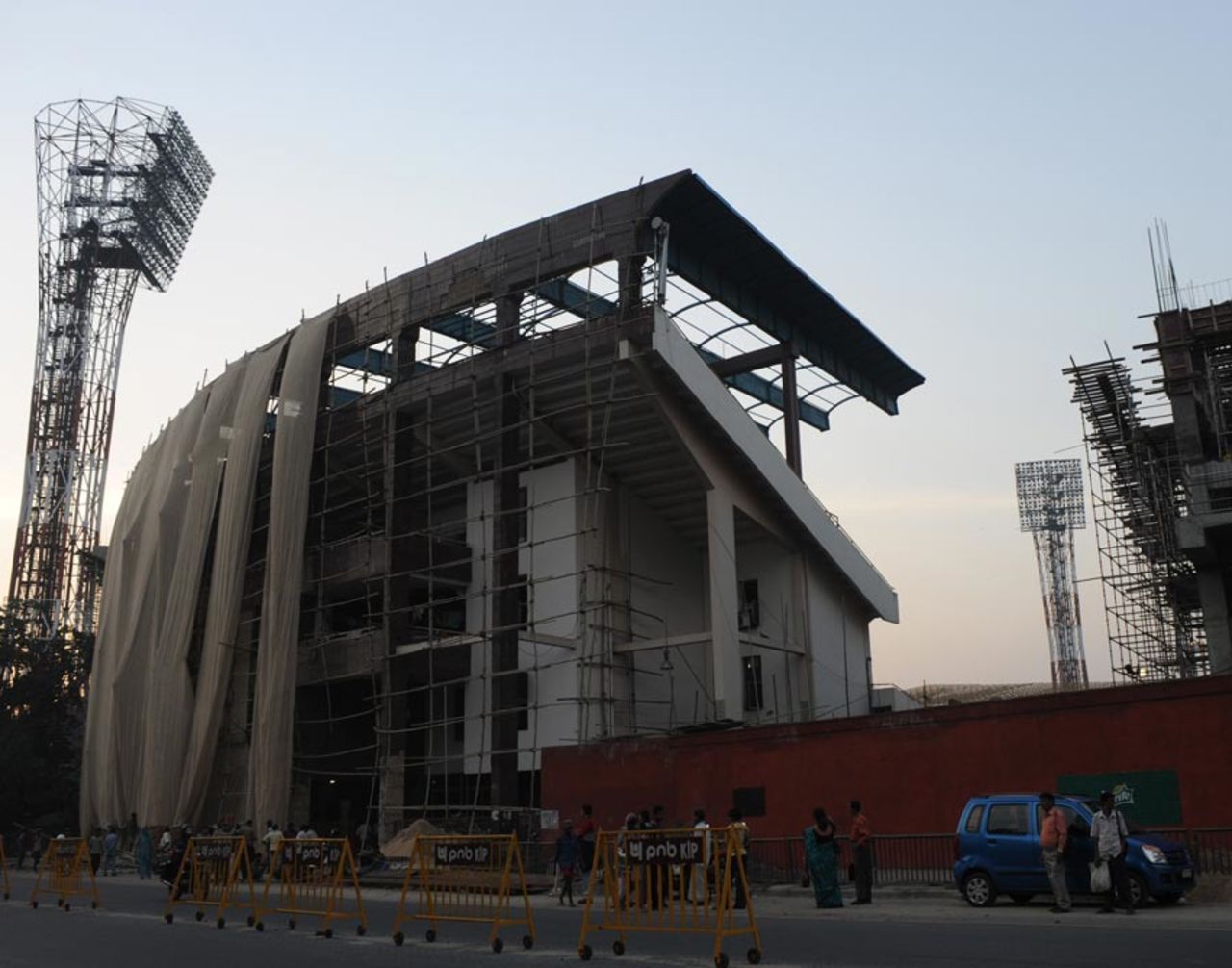 The Eden Gardens is being redeveloped for the World Cup, Kolkata, October 29, 2010