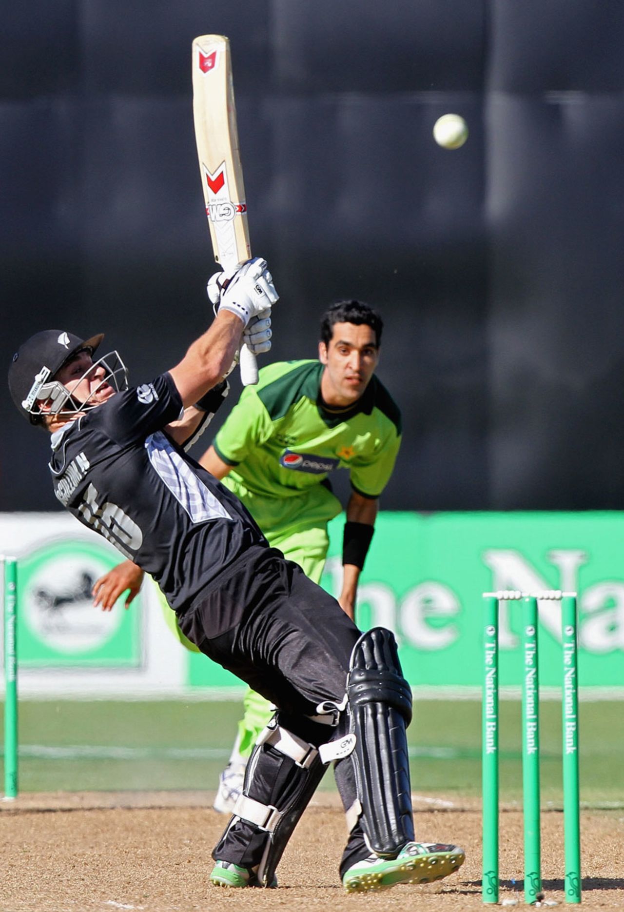 Nathan McCullum's innings featured many unorthodox shots, New Zealand v Pakistan, 4th ODI, Napier, February 1, 2011