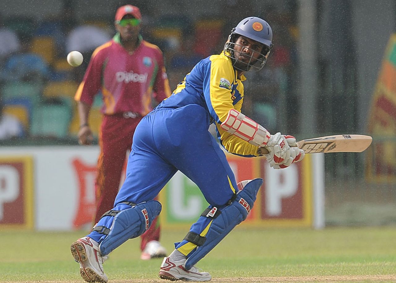 Upul Tharanga's unbeaten 101 carried Sri Lanka to an easy victory, Sri Lanka v West Indies, 2nd ODI, Colombo, February 3, 2011