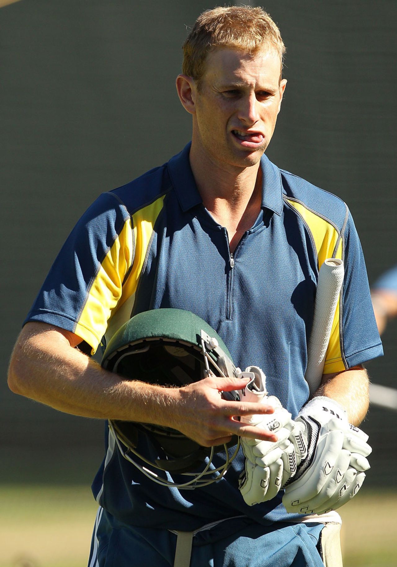 Adam Voges prepares for what could be his first international match since March 2010, Perth, February 5, 2011