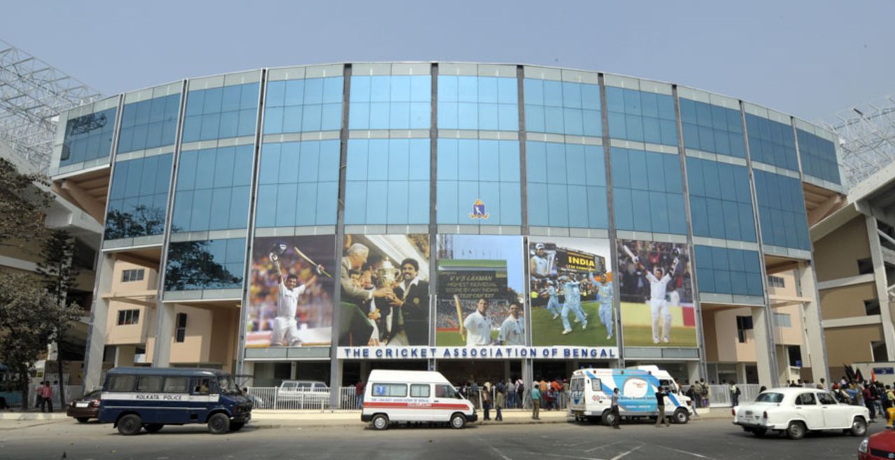 Eden Gardens awaits an inspection to determine if it will host three non-India World Cup matches, Kolkata, February 7, 2011