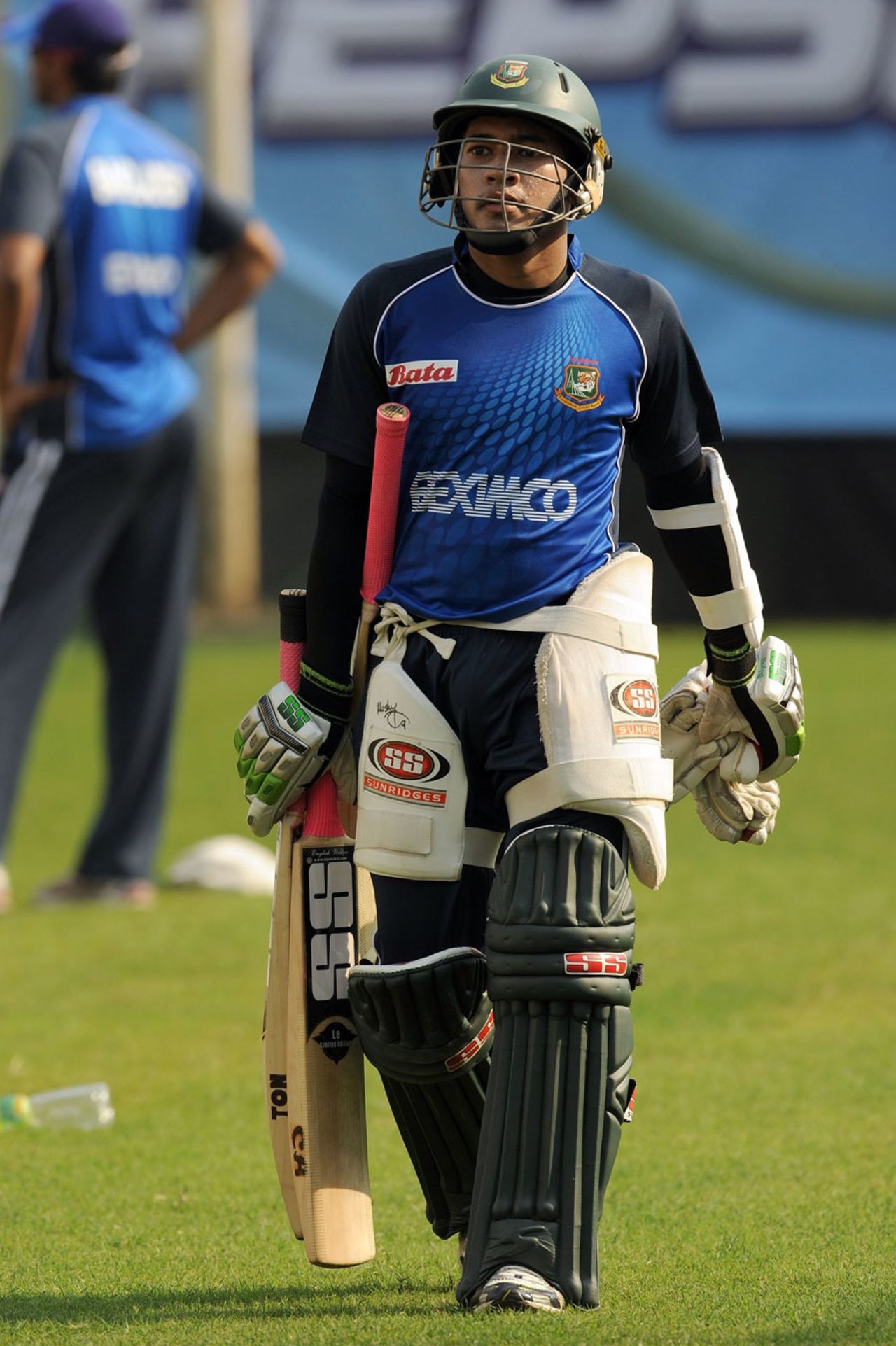 Mushfiqur Rahim in the nets at the Shere Bangla Stadium, Mirpur, February 16, 2011