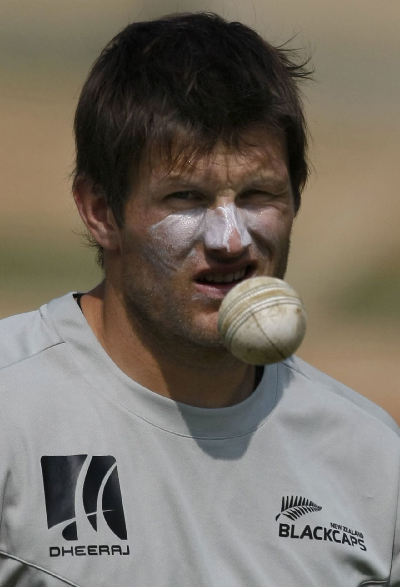 Hamish Bennett at a practice session ahead of the World Cup, Chennai, February 17, 2011