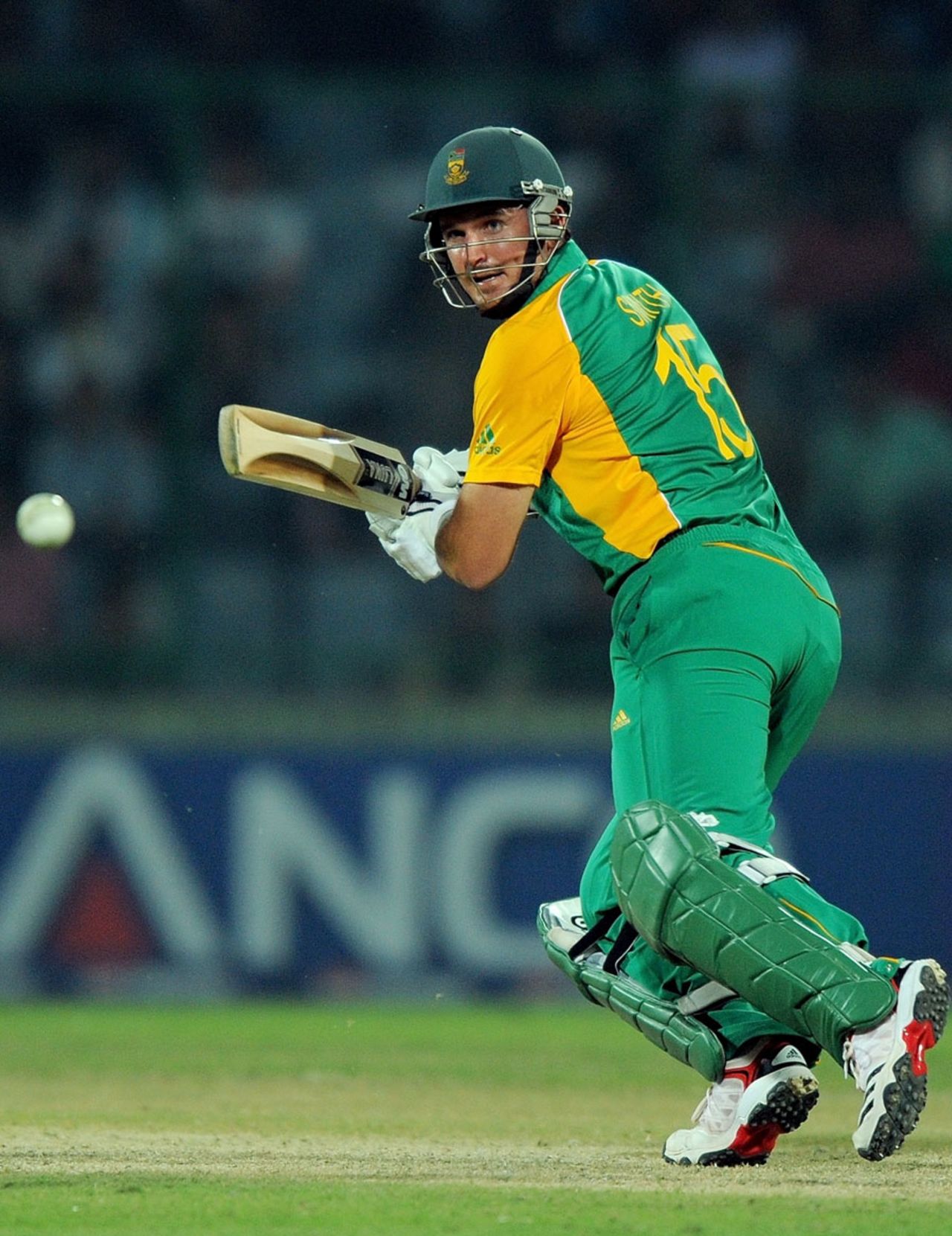 Graeme Smith puts together a big third-wicket partnership with AB de Villiers, South Africa v West Indies, World Cup, Group B, Delhi, February 24, 2011