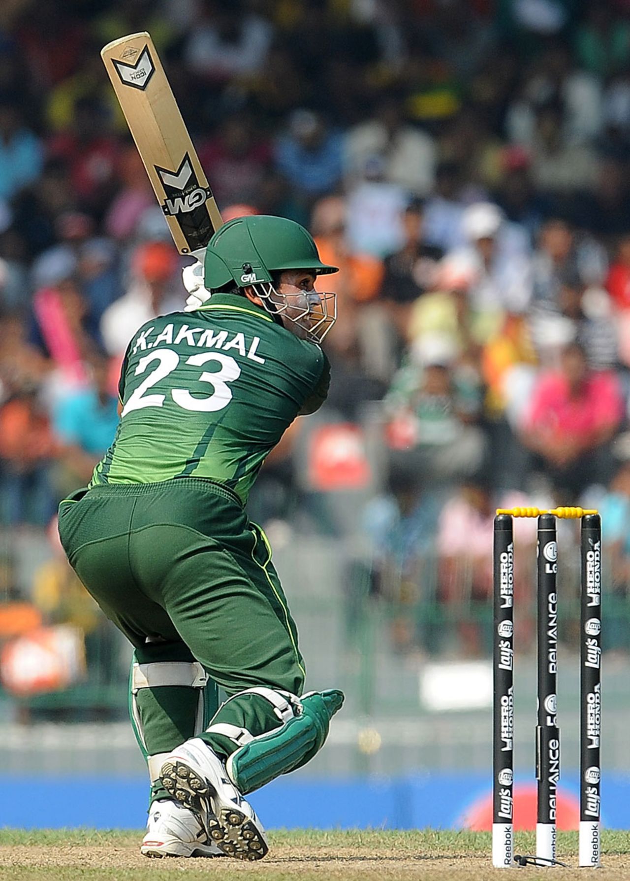 Kamran Akmal scored an enterprising 39 before he was dismissed, Sri Lanka v Pakistan, World Cup, Group A, Colombo, February 26, 2011