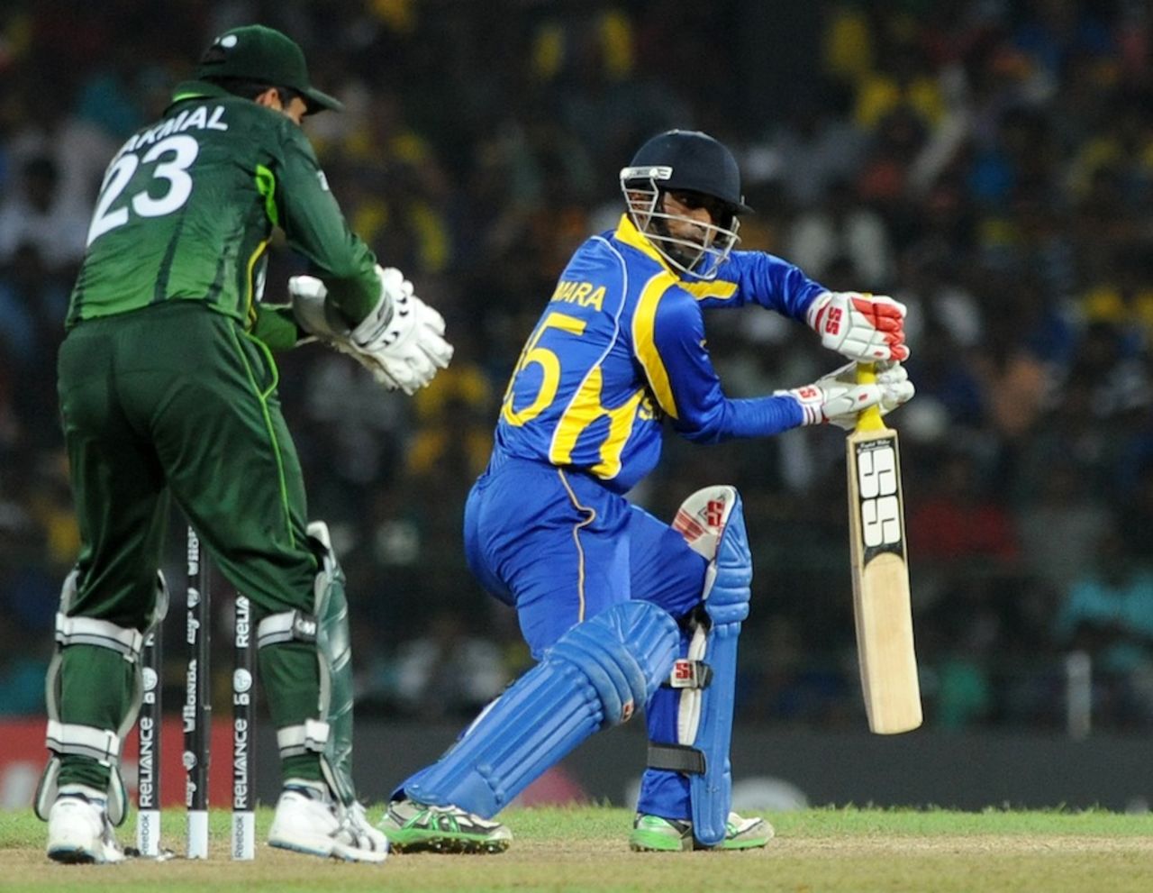 Chamara Silva started slowly during his half-century, Sri Lanka v Pakistan, World Cup, Group A, Colombo, February 26, 2011