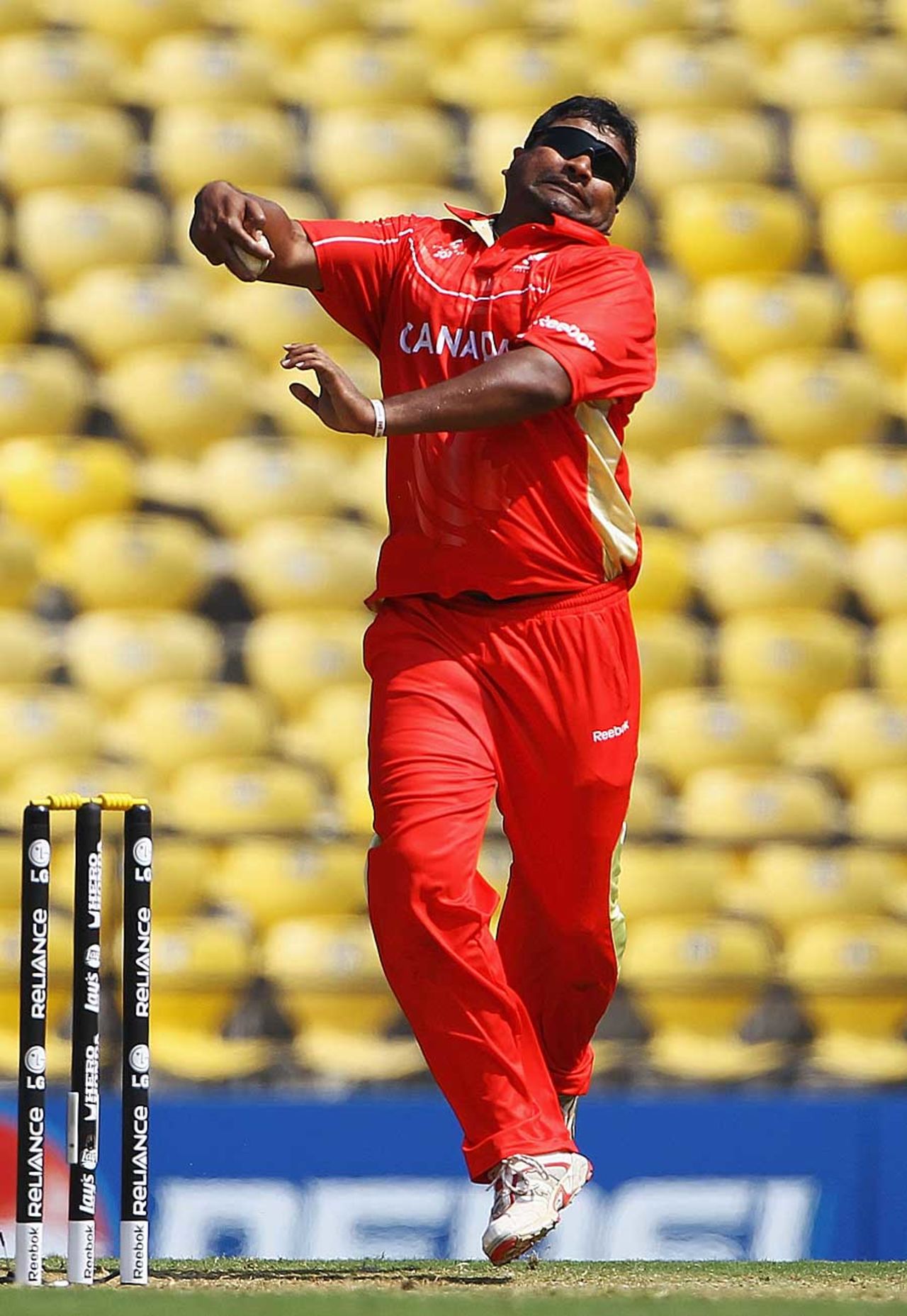Balaji Rao picked up four wickets, Canada v Zimbabwe, World Cup, Group A, Nagpur, February 28, 2011 