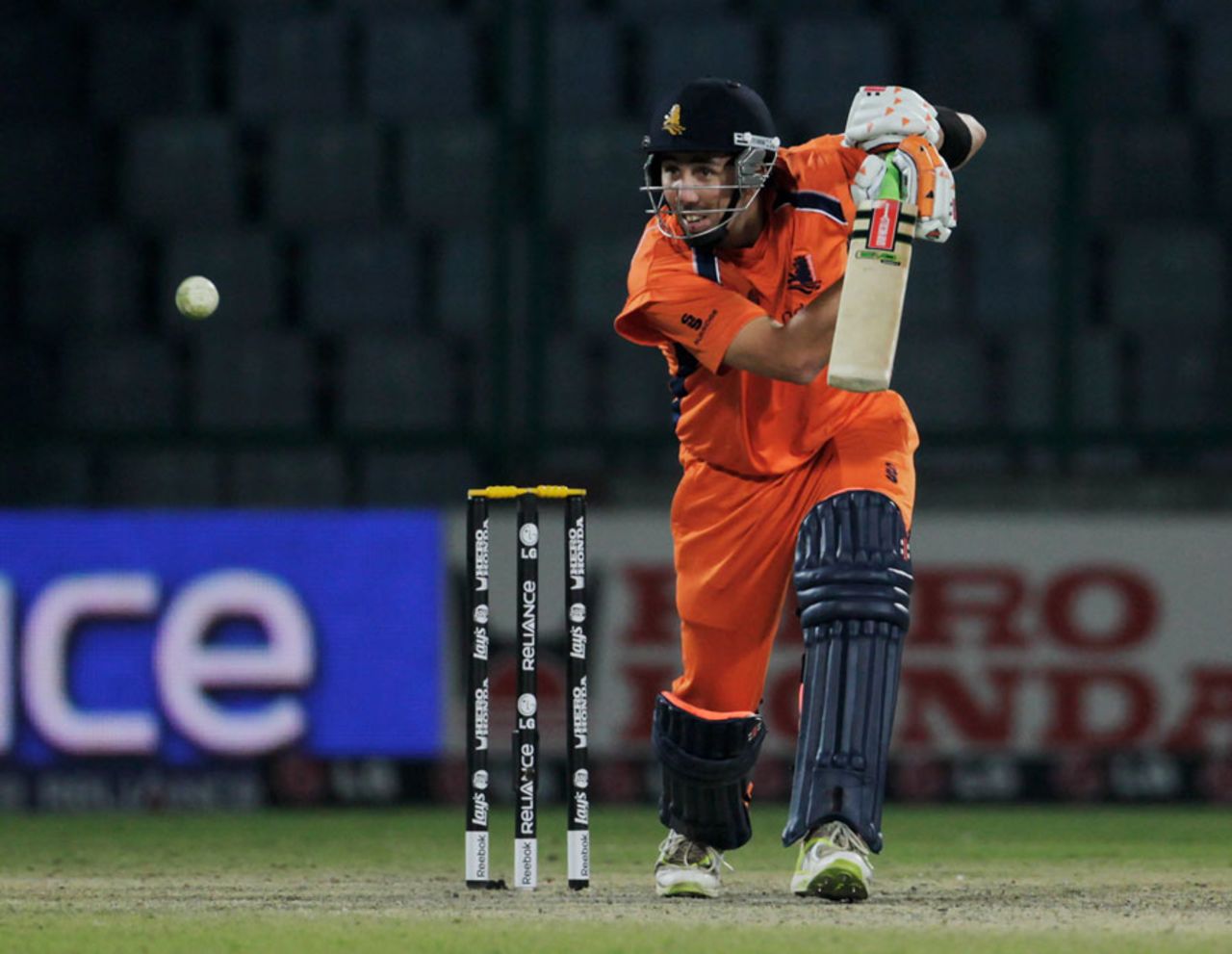 Tom Cooper made an unbeaten 55, Netherlands v West Indies, Group B, World Cup 2011, Delhi, February 28, 2011