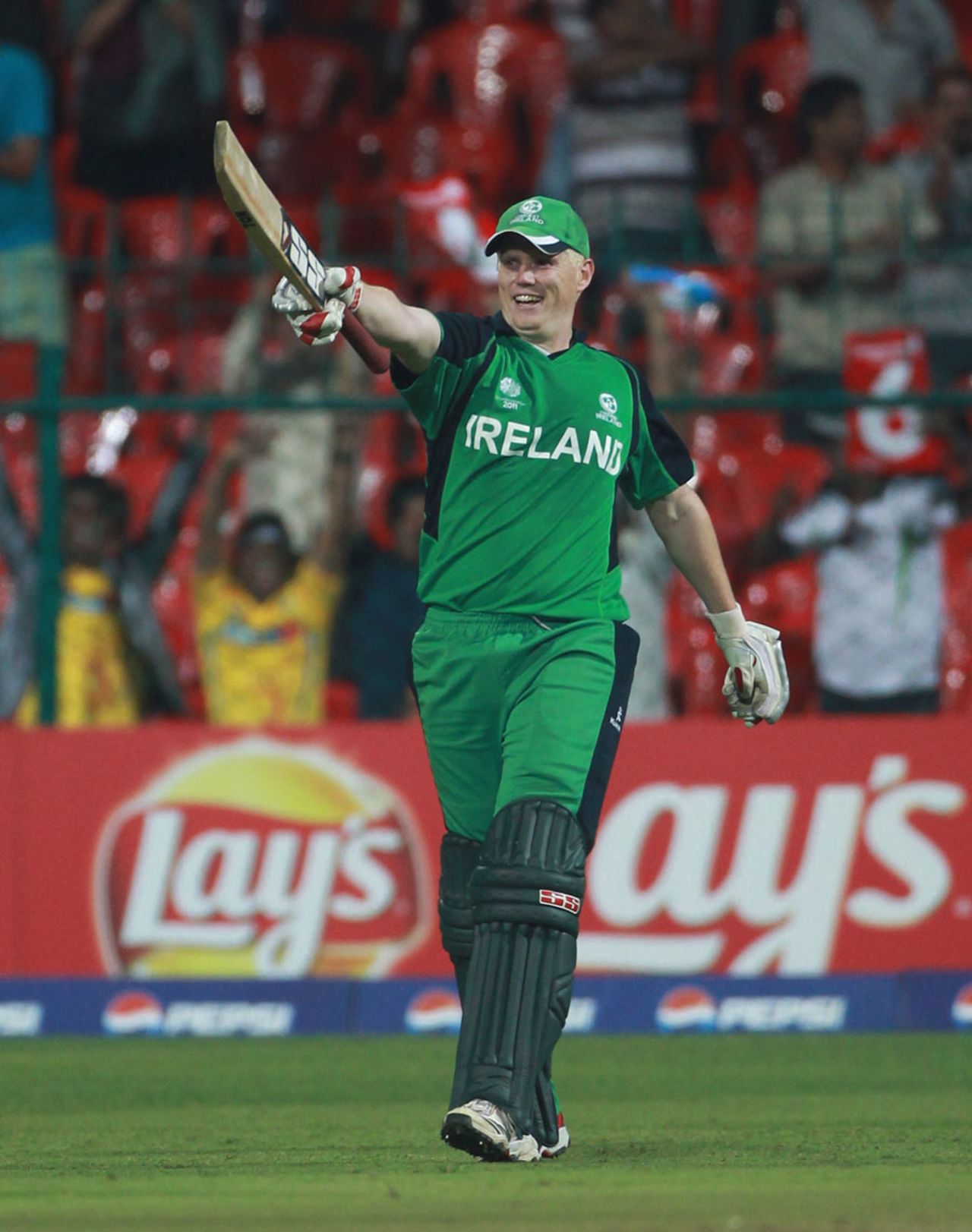 Kevin O'Brien obliterated the  record for fastest World Cup century with a 50-ball epic, England v Ireland, World Cup 2011, Bangalore, March 2, 2011