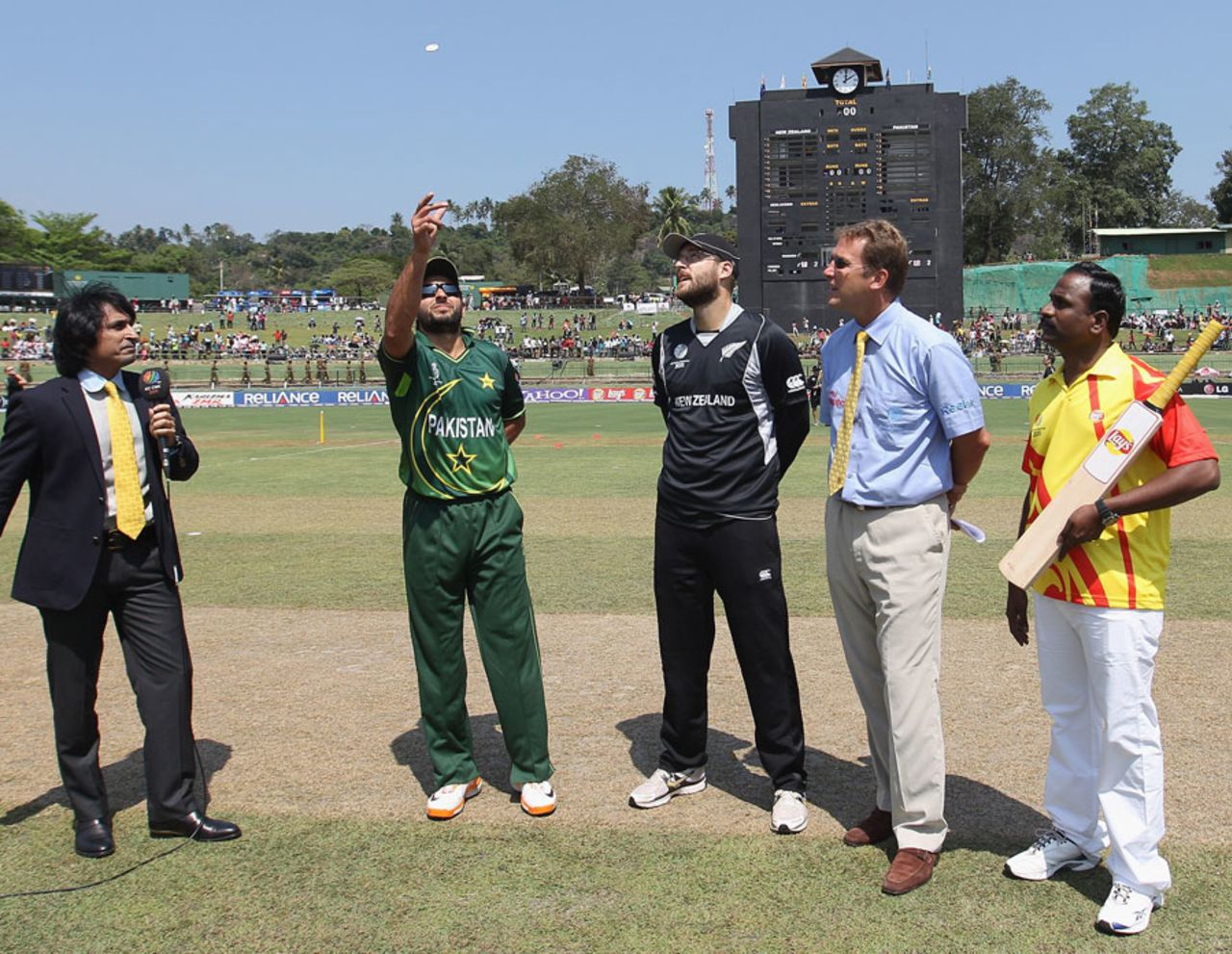 Daniel Vettori won the toss and decided to bat, New Zealand v Pakistan, Group A, World Cup, Pallekele, March 8, 2011