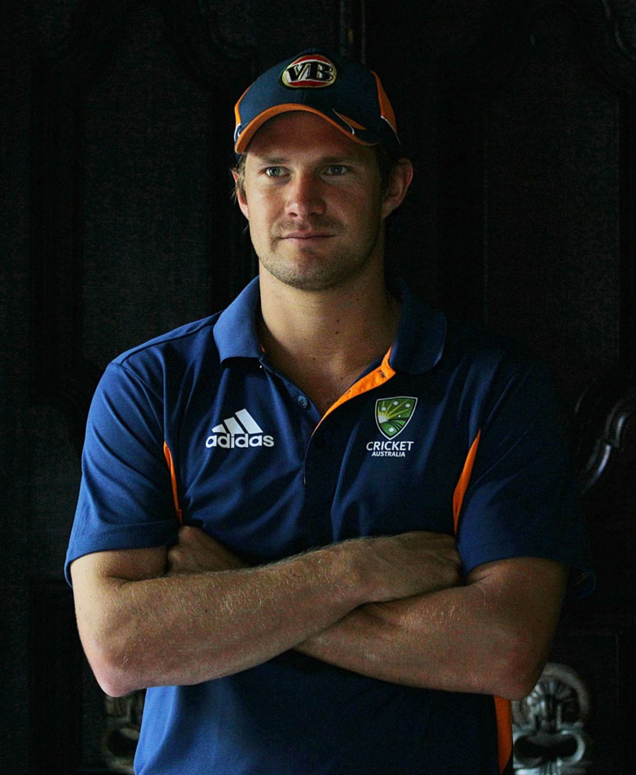 Shane Watson at the Australia team hotel, Bangalore, March 8, 2011