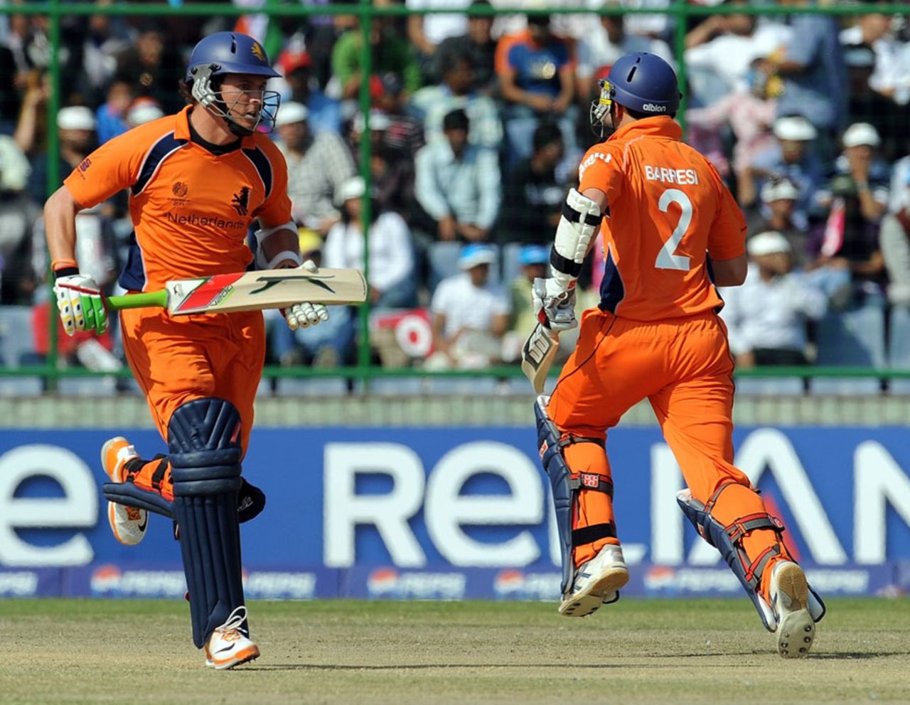 Eric Szwarczynski and Wesley Barresi put on a 56-run opening stand, India v Netherlands, Group B, World Cup, Delhi, March 9, 2011