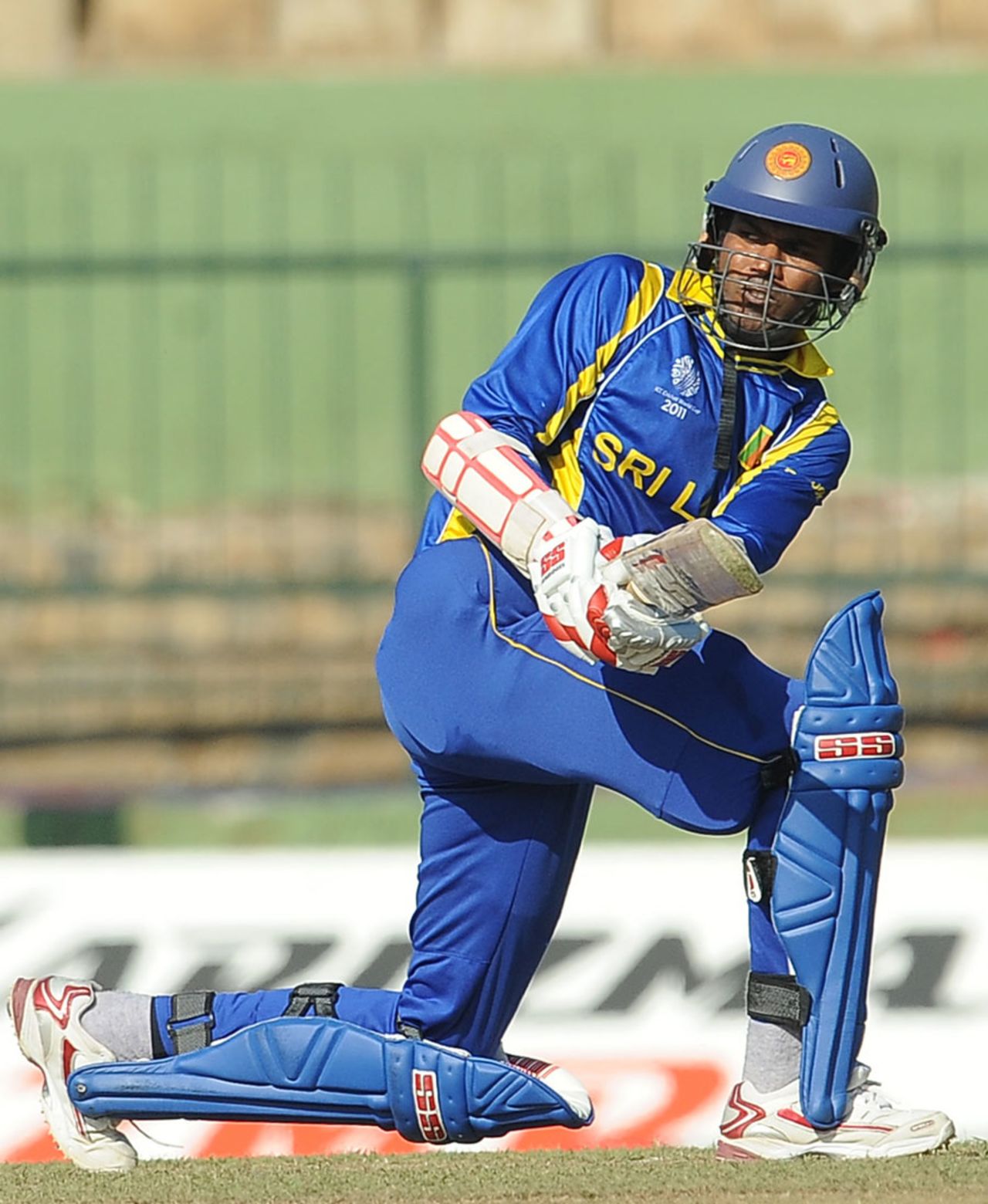 Upul Tharanga got to a century off 122 balls, Sri Lanka v Zimbabwe, Group A, World Cup, Pallekele, March 10, 2011