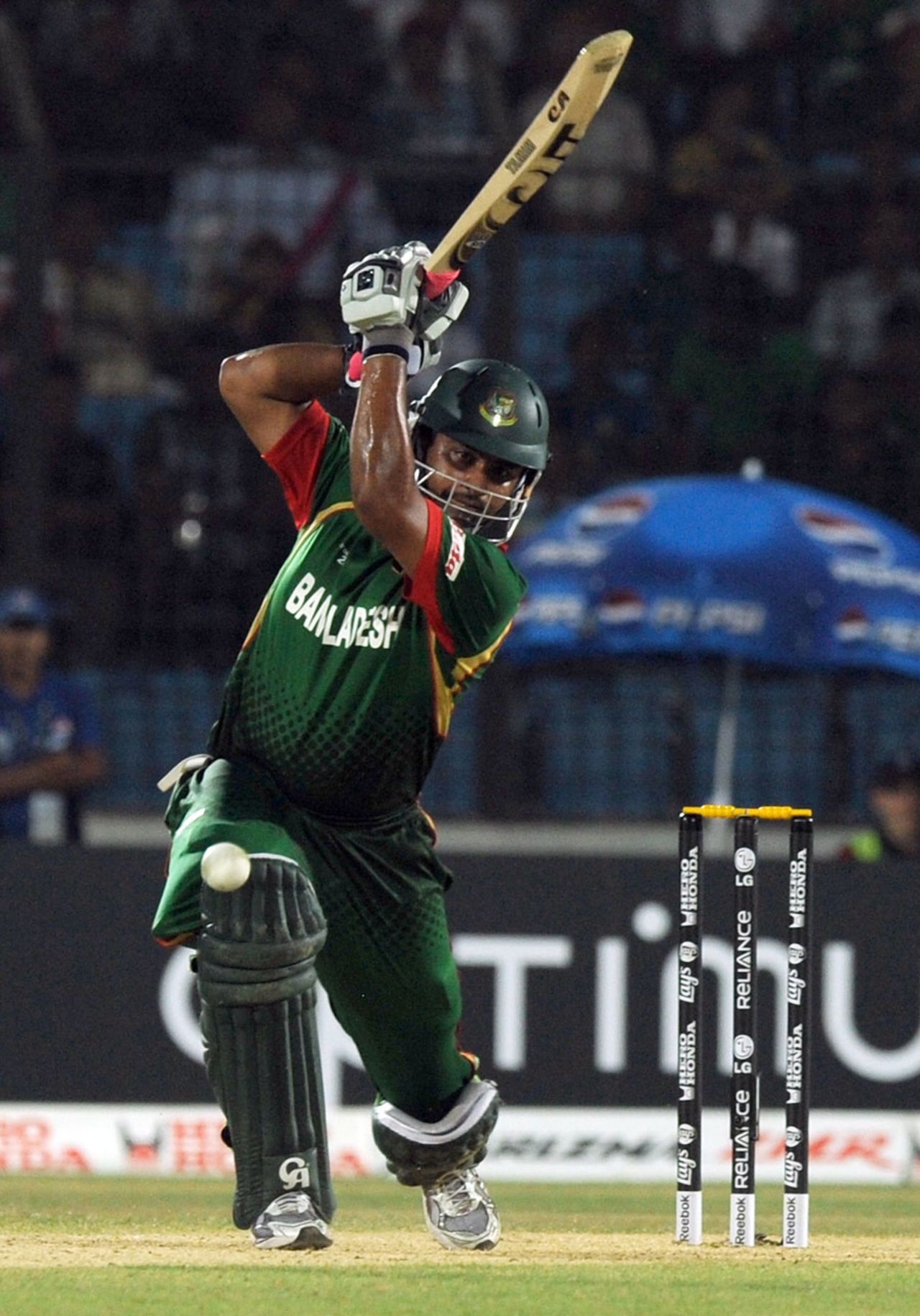 Tamim Iqbal looked in prime form during his 38 from 26 balls, Bangladesh v England, Group B, World Cup, Chittagong, March 11, 2011