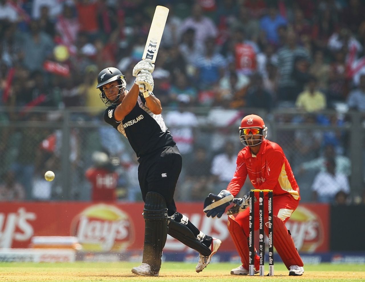 Ross Taylor blitzed 74 off 44 balls, Canada v New Zealand, Group A, World Cup 2011, Mumbai, March 13, 2011
