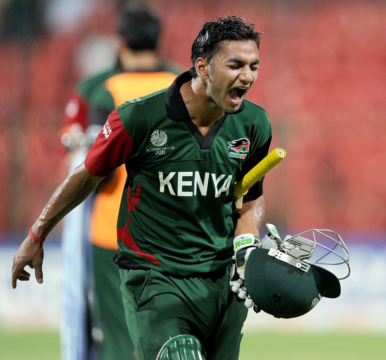 Tanmay Mishra was frustrated to be run out, Australia v Kenya, World Cup 2011, Group A, Bangalore, March 13, 2011