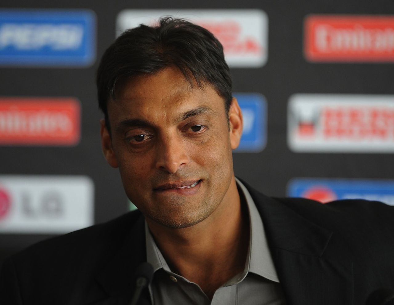 Shoaib Akhtar announces that he will retire after the World Cup, Colombo, March 17, 2011