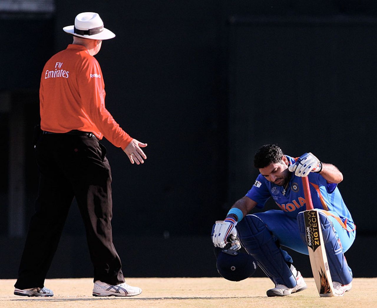 Hot and humid conditions did not make batting easy in Chennai, India v West Indies, Group B, World Cup 2011, Chennai, March 20, 2011