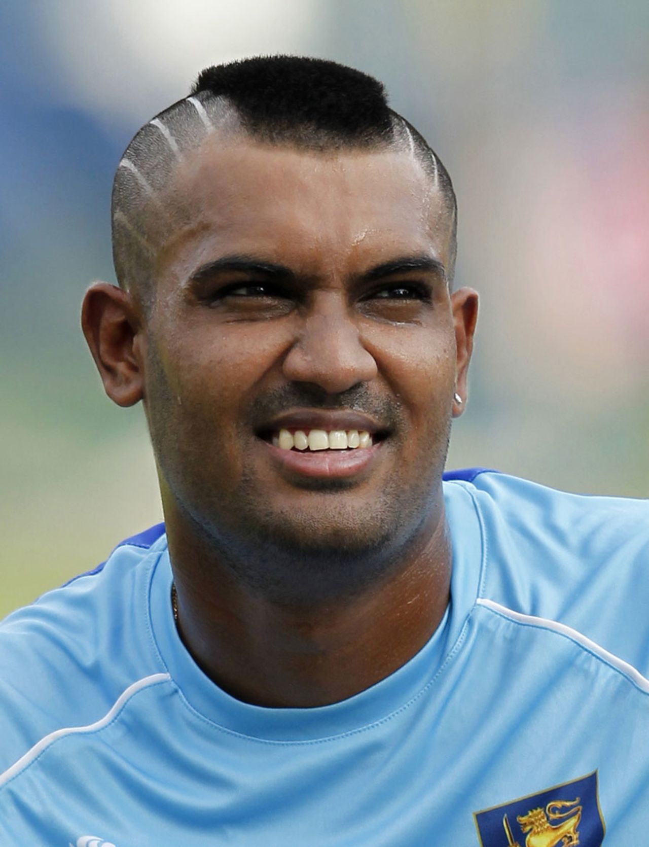 Chamara Kapugedera sports a new hairstyle, Colombo, March 24, 2011
